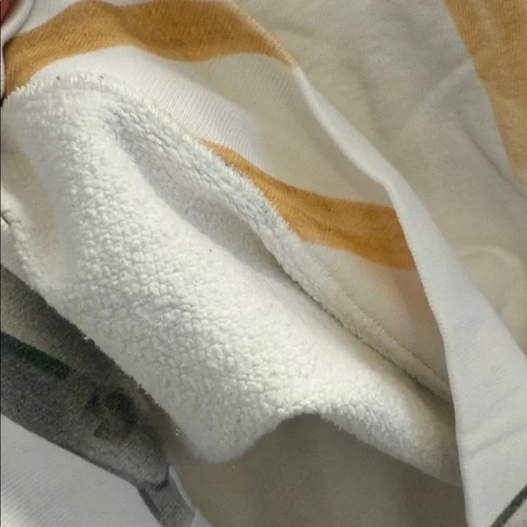 Supreme Shears Print Hoodie in White and Tan - Picture 12 of 13